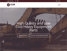 Tablet Screenshot of ihmusedparts.com